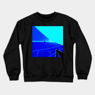 Sailing at the dawn Crewneck Sweatshirt